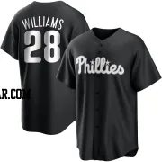 Mitch Williams Youth Philadelphia Phillies Black/White Replica Jersey