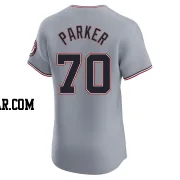 Mitchell Parker Men's Washington Nationals Gray Elite Road Jersey