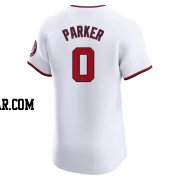 Mitchell Parker Men's Washington Nationals White Elite Home Jersey