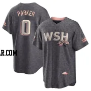 Mitchell Parker Youth Washington Nationals Gray Replica 2022 City Connect Jersey