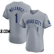 MJ Melendez Men's Kansas City Royals Gray Elite Road Jersey