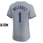 MJ Melendez Men's Kansas City Royals Gray Elite Road Jersey