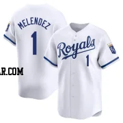 MJ Melendez Men's Kansas City Royals White Limited Home Jersey