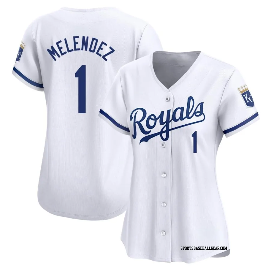 MJ Melendez Women's Kansas City Royals White Limited Home Jersey