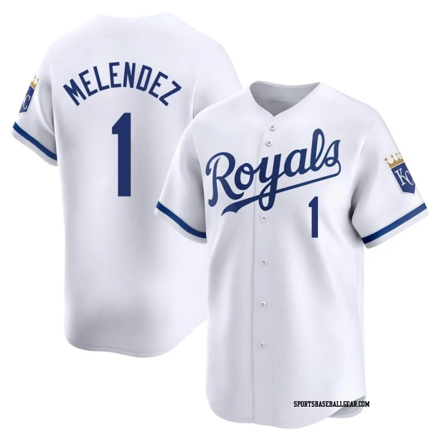 MJ Melendez Youth Kansas City Royals White Limited Home Jersey