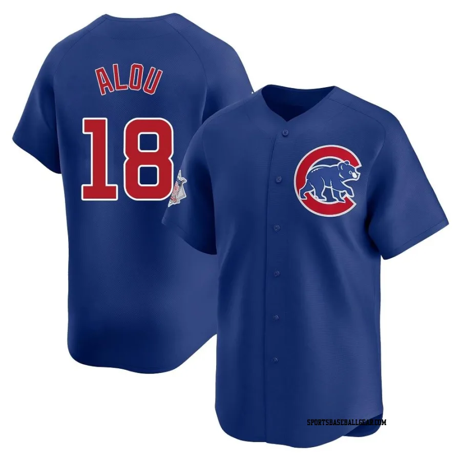 Moises Alou Youth Chicago Cubs Royal Limited Alternate Jersey