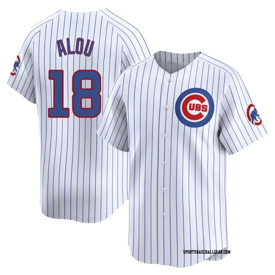 Moises Alou Youth Chicago Cubs White Limited Home Jersey