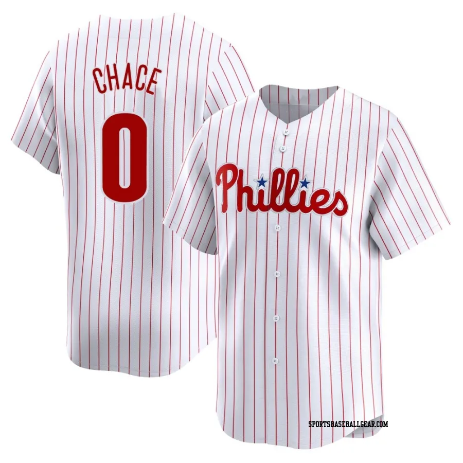 Moises Chace Men's Philadelphia Phillies White Limited Home Jersey