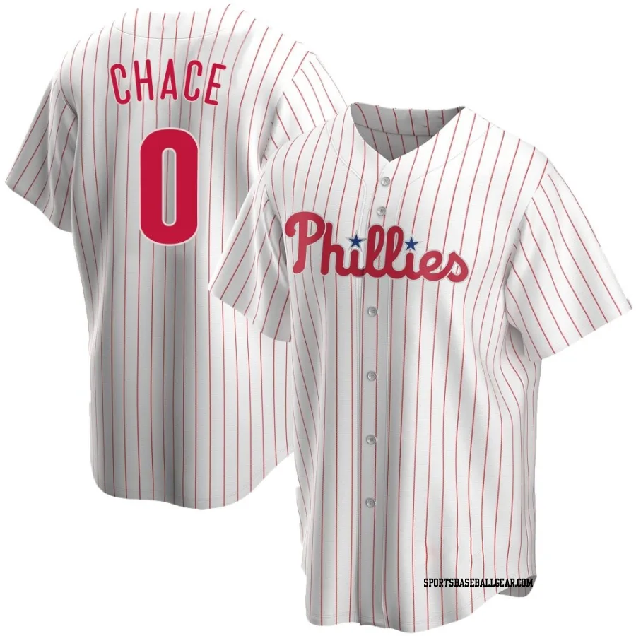 Moises Chace Men's Philadelphia Phillies White Replica Home Jersey