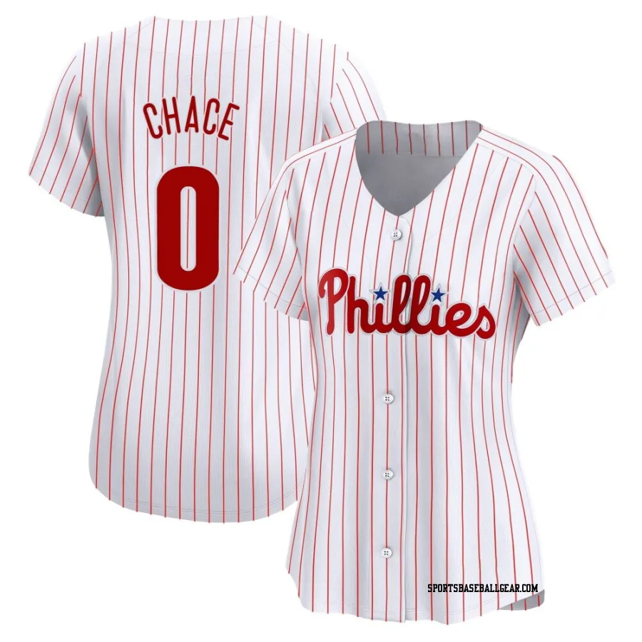 Moises Chace Women's Philadelphia Phillies White Limited Home Jersey