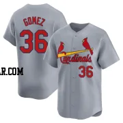 Moises Gomez Men's St. Louis Cardinals Gray Limited Away Jersey