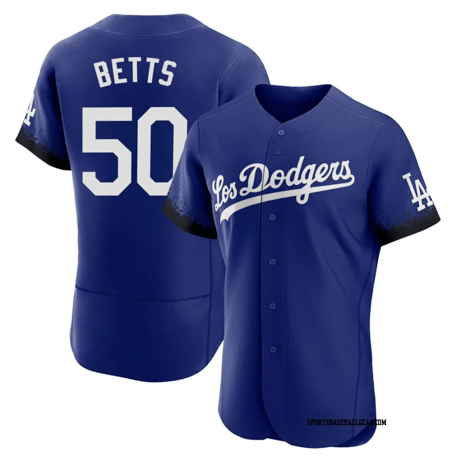 Mookie Betts Men's Los Angeles Dodgers Royal Authentic 2021 City Connect Jersey