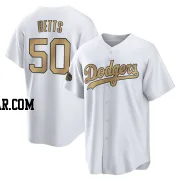 Mookie Betts Men's Los Angeles Dodgers White Game Replica 2022 All-Star Jersey