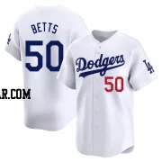 Mookie Betts Men's Los Angeles Dodgers White Limited Home Jersey