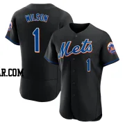 Mookie Wilson Men's New York Mets Black Authentic 2022 Alternate Jersey