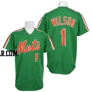 Mookie Wilson Men's New York Mets Green Replica Throwback Jersey