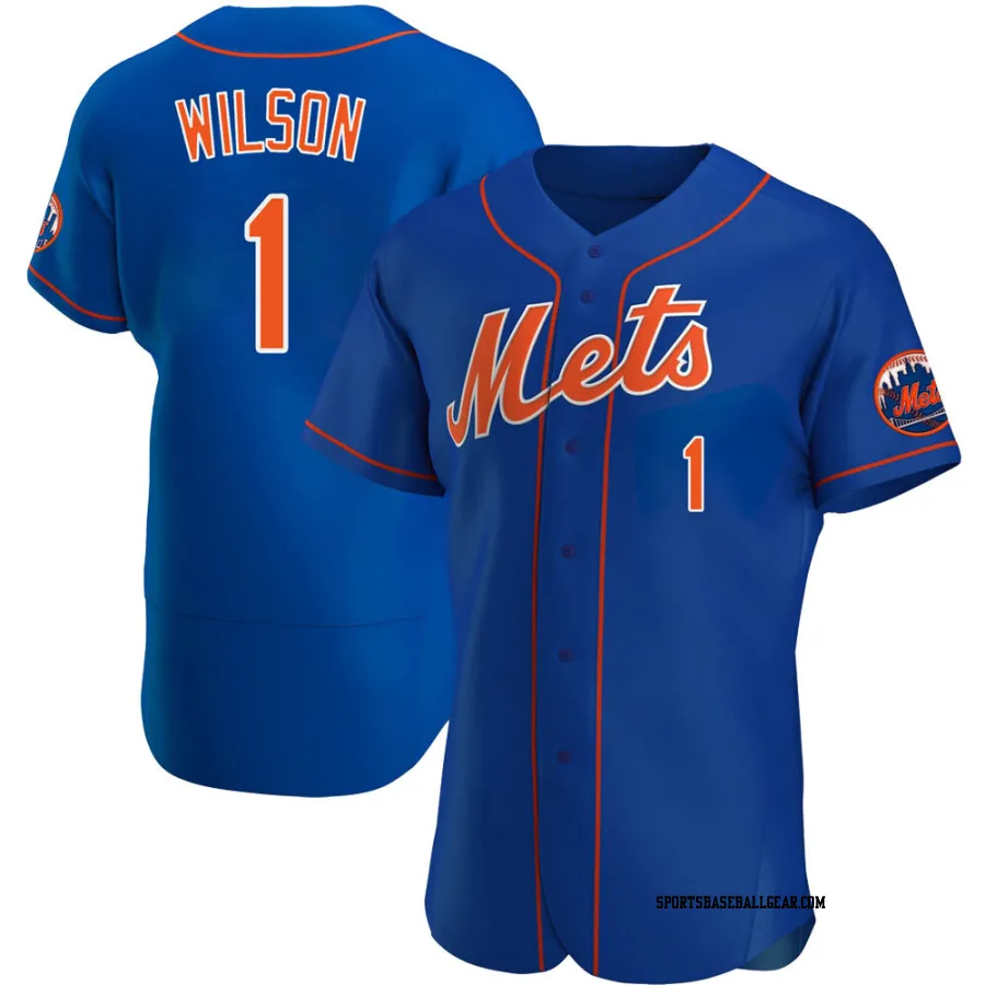 Mookie Wilson Men's New York Mets Royal Authentic Alternate Jersey