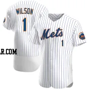 Mookie Wilson Men's New York Mets White Authentic Home Jersey