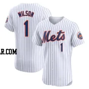 Mookie Wilson Men's New York Mets White Elite Home Jersey