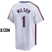 Mookie Wilson Men's New York Mets White Limited Cooperstown Collection Jersey