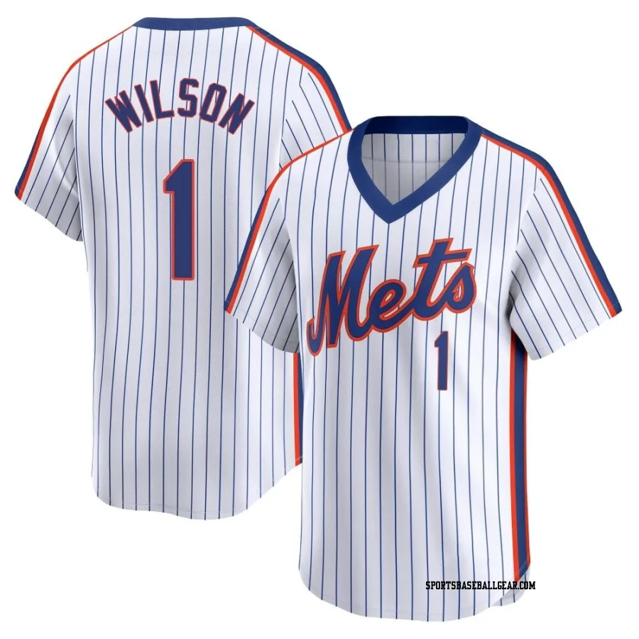 Mookie Wilson Men's New York Mets White Limited Cooperstown Collection Jersey