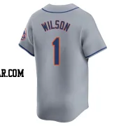 Mookie Wilson Youth New York Mets Gray Limited Away Jersey