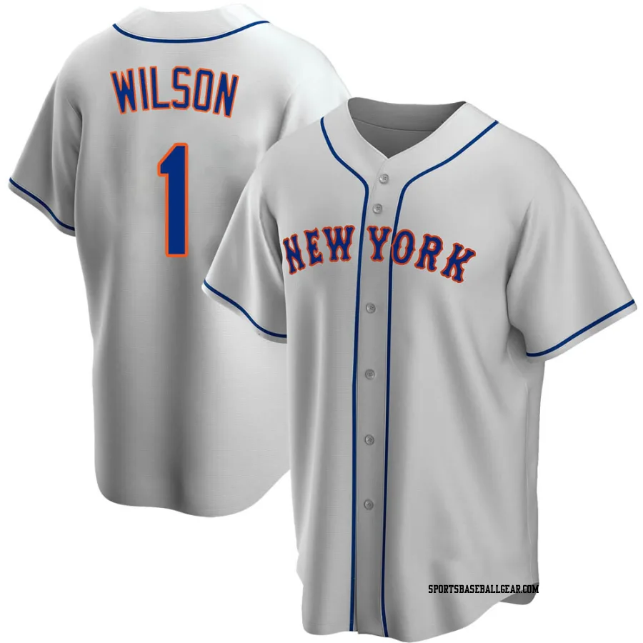 Mookie Wilson Youth New York Mets Gray Replica Road Jersey