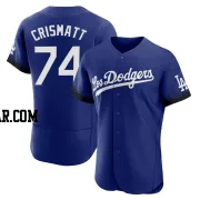 Nabil Crismatt Men's Los Angeles Dodgers Royal Authentic 2021 City Connect Jersey