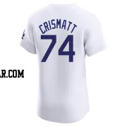 Nabil Crismatt Men's Los Angeles Dodgers White Elite Home Jersey