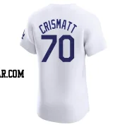 Nabil Crismatt Men's Los Angeles Dodgers White Elite Home Jersey