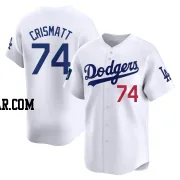 Nabil Crismatt Men's Los Angeles Dodgers White Limited 2024 World Tour Seoul Series Home Jersey