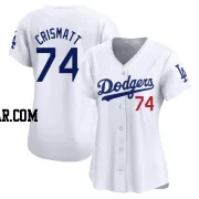 Nabil Crismatt Women's Los Angeles Dodgers White Limited Home Jersey