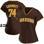 Nabil Crismatt Women's San Diego Padres Brown Authentic Road Jersey