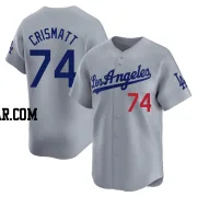 Nabil Crismatt Youth Los Angeles Dodgers Gray Limited Away Jersey