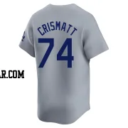 Nabil Crismatt Youth Los Angeles Dodgers Gray Limited Away Jersey