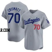 Nabil Crismatt Youth Los Angeles Dodgers Gray Limited Away Jersey