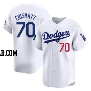 Nabil Crismatt Youth Los Angeles Dodgers White Limited 2024 World Tour Seoul Series Home Jersey