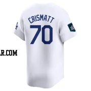 Nabil Crismatt Youth Los Angeles Dodgers White Limited 2024 World Tour Seoul Series Home Jersey