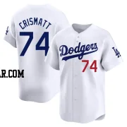 Nabil Crismatt Youth Los Angeles Dodgers White Limited Home Jersey