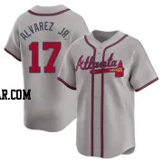 Nacho Alvarez Jr. Men's Atlanta Braves Gray Limited Away Jersey