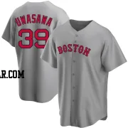 Naoyuki Uwasawa Youth Boston Red Sox Gray Replica Road Jersey