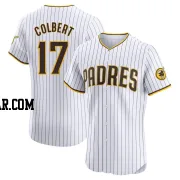 Nate Colbert Men's San Diego Padres White Elite Home Jersey