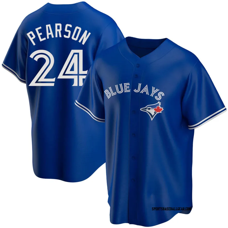 Nate Pearson Men's Toronto Blue Jays Royal Replica Alternate Jersey