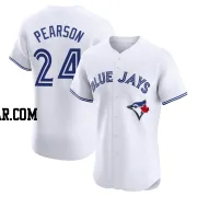 Nate Pearson Men's Toronto Blue Jays White Elite Home Jersey