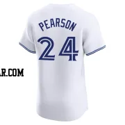 Nate Pearson Men's Toronto Blue Jays White Elite Home Jersey