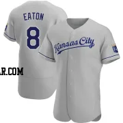 Nathan Eaton Men's Kansas City Royals Gray Authentic Road Jersey