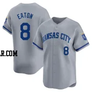 Nathan Eaton Men's Kansas City Royals Gray Limited Away Jersey