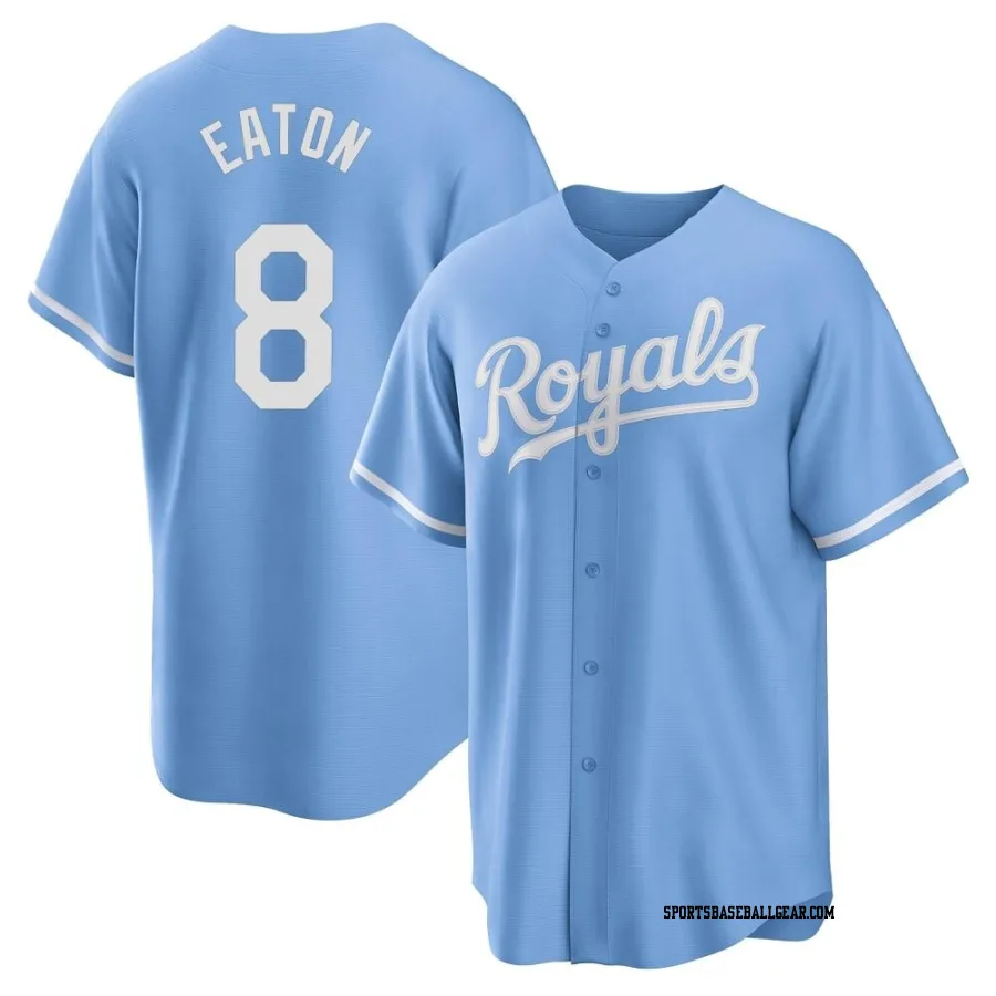 Nathan Eaton Men's Kansas City Royals Light Blue Replica 2022 Alternate Jersey