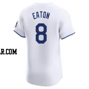 Nathan Eaton Men's Kansas City Royals White Elite Home Jersey