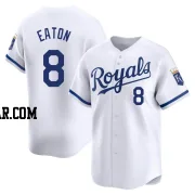 Nathan Eaton Men's Kansas City Royals White Limited Home Jersey